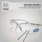 Lightweight, impact-resistant safety glasses, Model: V901 - Image 2