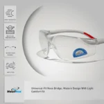 Safety Spectacles with Anti Fog Coating, Model: V92 - Image 4
