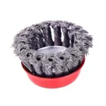 Durable wire cup brush for cleaning, polishing, and surface preparation - Image 2
