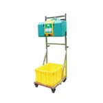 Mobile Emergency Eyewash Station-8 GAL with Trolley. - Image 2