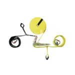 Ratchet Tie Down Strap Set with Carabiner Hooks - Image 6