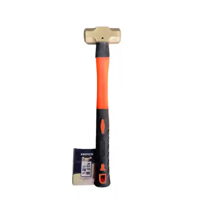 HAM-BR1-1 Brass Sledge Hammer Fiber Handle - 1 lbs - Image 1