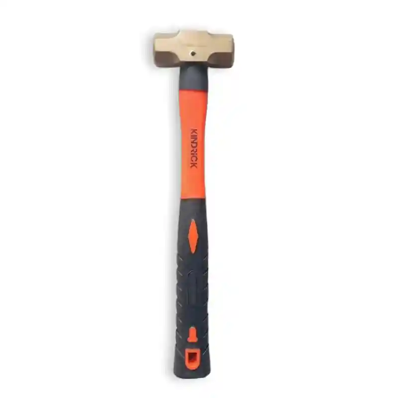HAM-BR2-1 Brass Sledge Hammer Fiber Handle - 3 lbs - Image 1