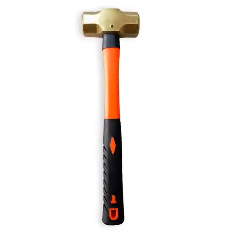 HAM-BR4-1 Brass Sledge Hammer Fiber Handle - 4 lbs - Image 1
