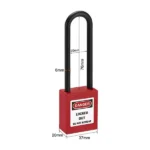 Industrial Isolation 76mm Long Nylon Shackle Padlock with Master Key - Image 5