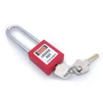 Long Steel Shackle Safety Lockout Tagout LOTO Padlocks - Image 2