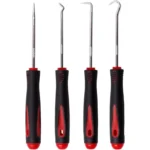 4-Piece Precision Pick & Hook Set – Hose, O-Ring & Oil Seal Removal Tool