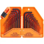 Professional 30-Piece Allen Key Set Inch & Metric with Torque Handle
