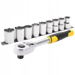 Stanley Socket Wrench Set with Ratchet