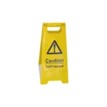 Yellow Caution Floor Warning Sign